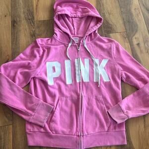 Pink victorias secret y2k zip up